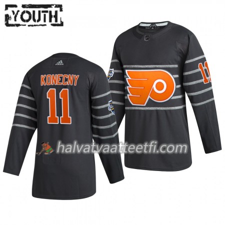 Lasten NHL Philadelphia Flyers Pelipaita Travis Konecny 11 Harmaa 2020 NHL All-Star Adidas Authentic 